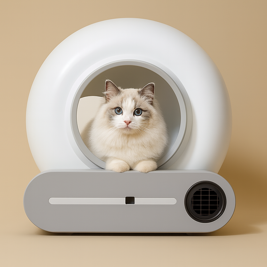 Litière automatique pour chat