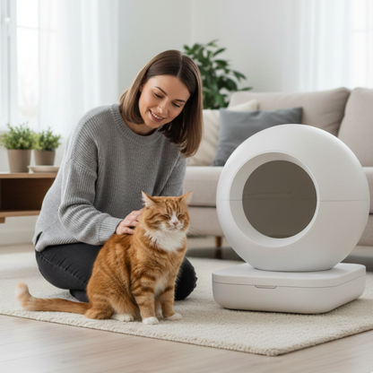 Litière automatique pour chat