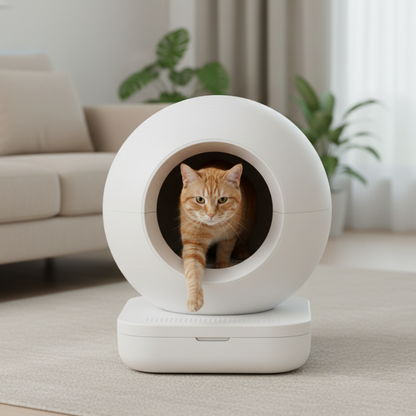 Litière automatique pour chat