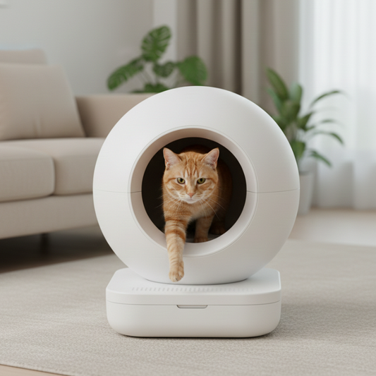 Litière automatique pour chat