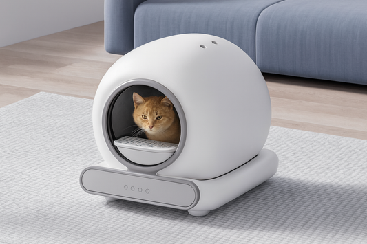 Litière automatique pour chat