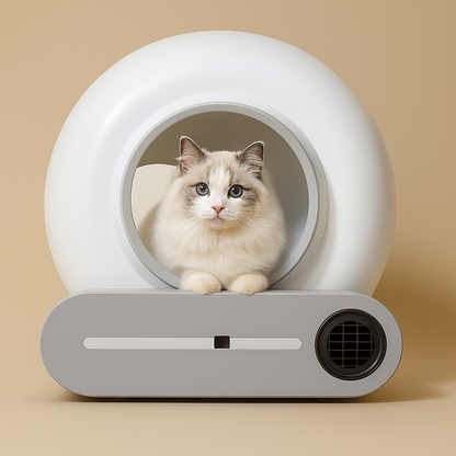 Litière automatique pour chat